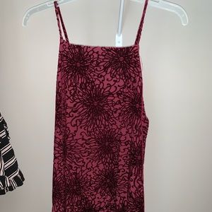 red velvet dress